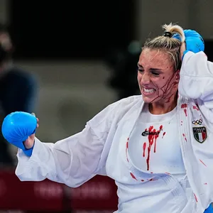 Italienische Karateka Silvia Semeraro