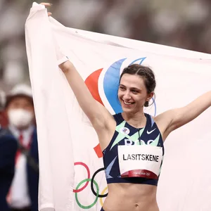 Russische Hochspringerin Marija Lasizkene