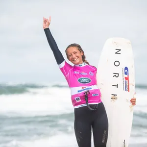 Land Rover Kitesurf World Cup Sylt 2021, Winner: Capucine Delannoy (France), 18.08.2021, Sylt, Schleswig-Holstein, Germ