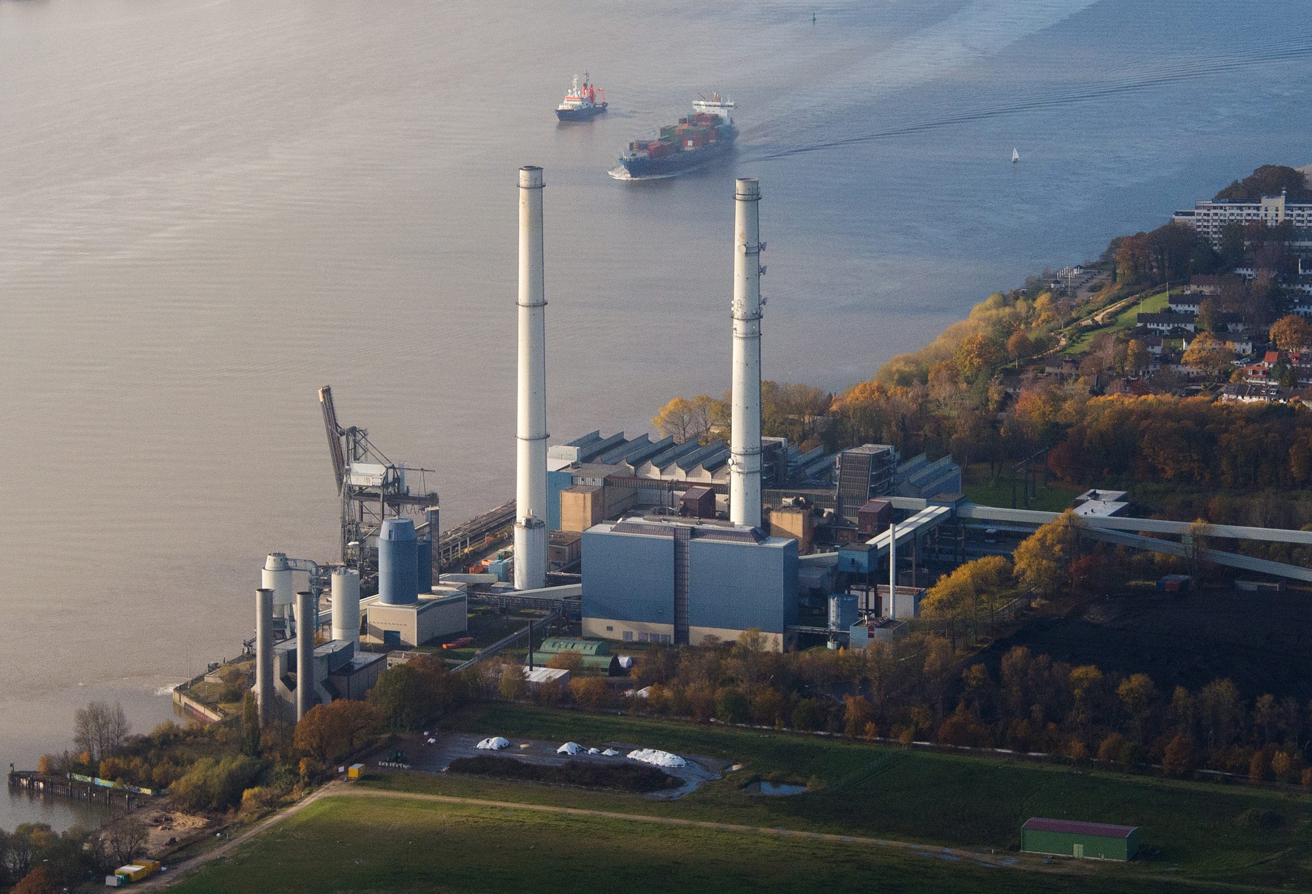Das Heizkraftwerk Wedel soll 2025 abgeschaltet werden.