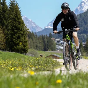 Mountainbike-Fahrer (Symbolbild).