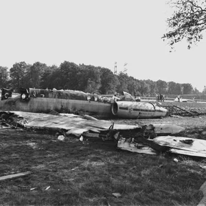 A7 Notlandung Trümmer 1971