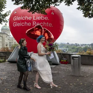 Lesbische Braut