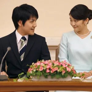 Prinzessin Mako (li.) und ihr Verlobter Kei Komuro.