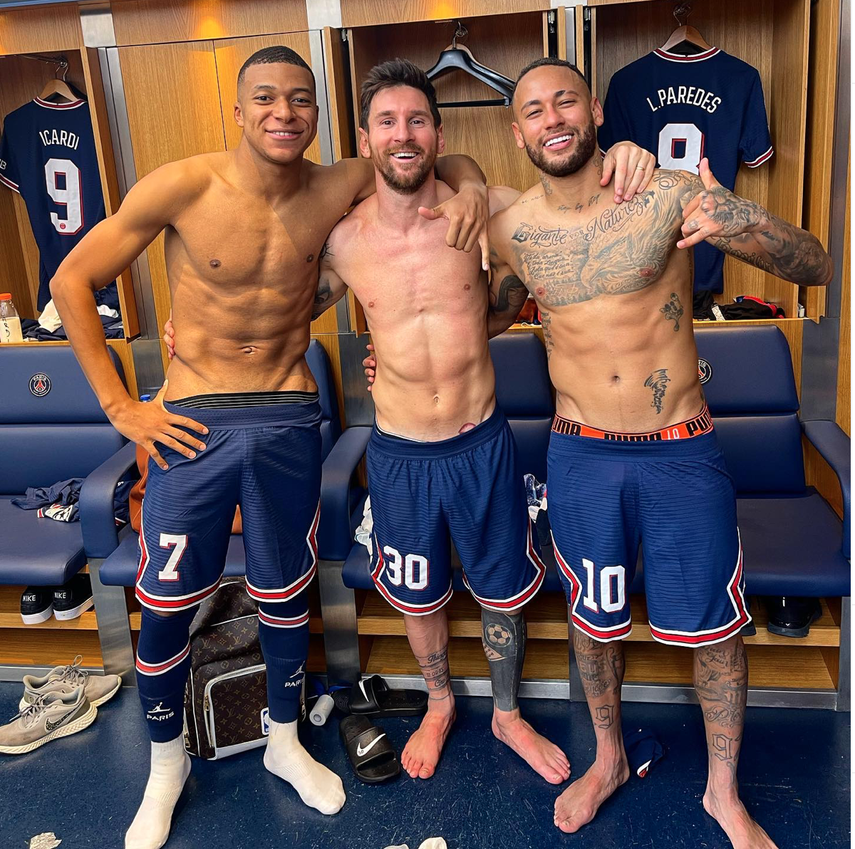 Mbappe, Messi, Neymar