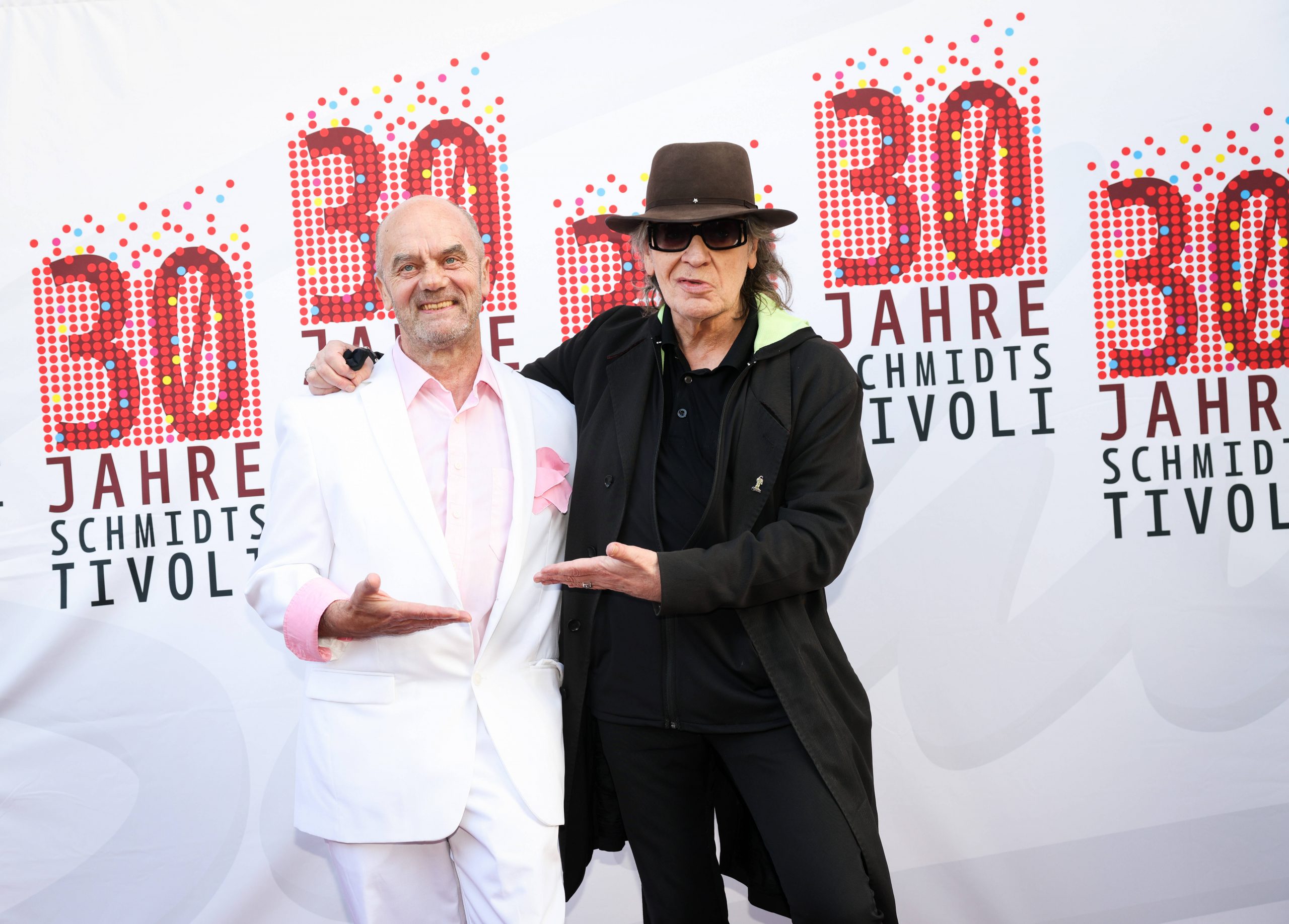 Tivoli-Gründer Corny Littmann (l.) und Gratulant Udo Lindenberg.