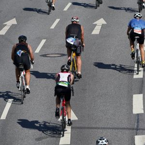 Für die Triathlon-Strecke werden am Wochenende in Hamburg diverse Straßen gesperrt