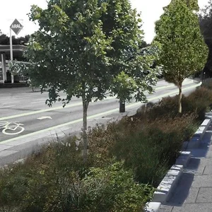 Königstraße Blau Grün Infrastruktur Altona