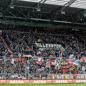 Die Südtribüne am Millerntor