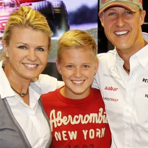 Corinna, Mick und Michael Schumacher
