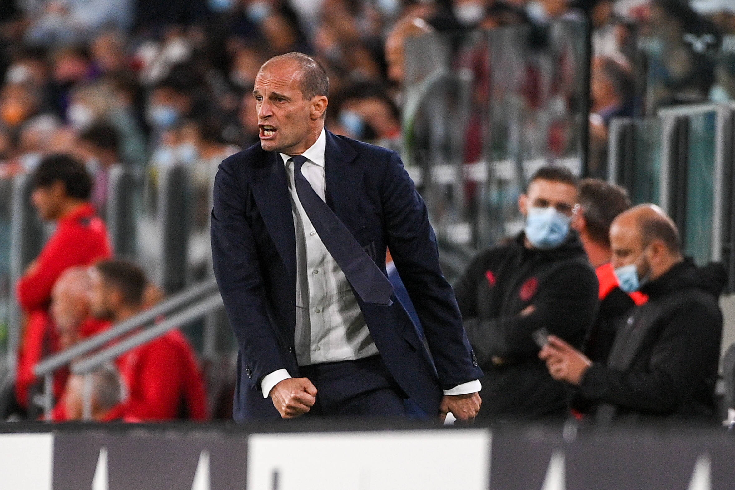 Juve-Coach Massimiliano Allegri machte seinem Ärger über den Saisonstart nach dem Spiel Luft