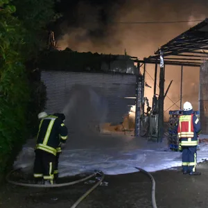 Brandstelle Harsefeld Lagerhalle