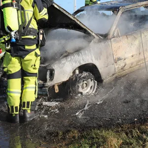 Auto brennt aus