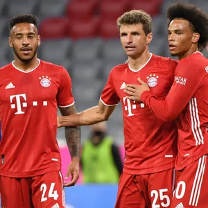 Corentin Tolisso, Thomas Müller, Leroy Sane