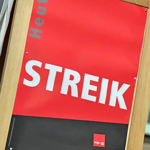 Verdi Streik in Hamburg