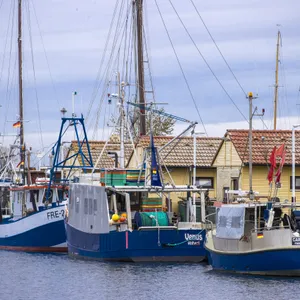Fangkutter in der Ostsee. Die Fischerei spitzt sich hier zu.