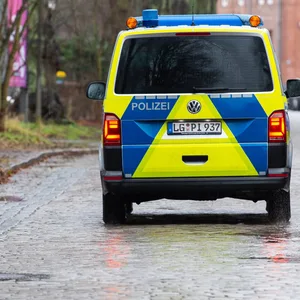 Polizeiwagen in Lüneburg