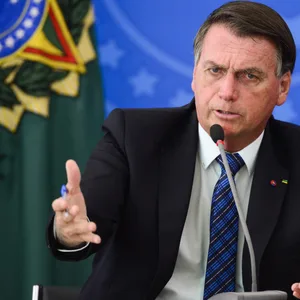 Brasiliens Präsident Jair Bolsonaro im Februar 2021.