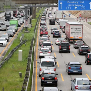 Stau A7 Elbtunnel