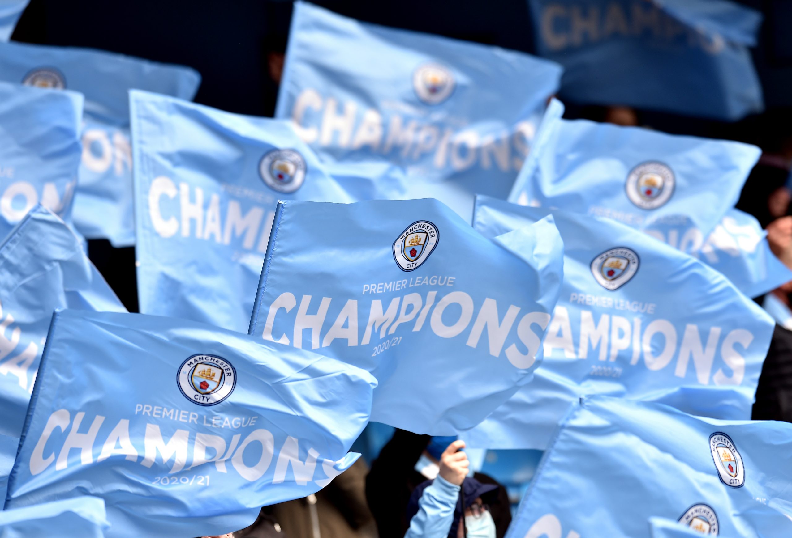 Flaggen von Manchester City