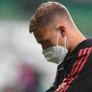 Joshua Kimmich vor einem Spiel