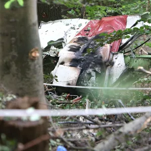 Das Kleinflugzeug stürzte im Siebengebirge bei Königswinter ab.