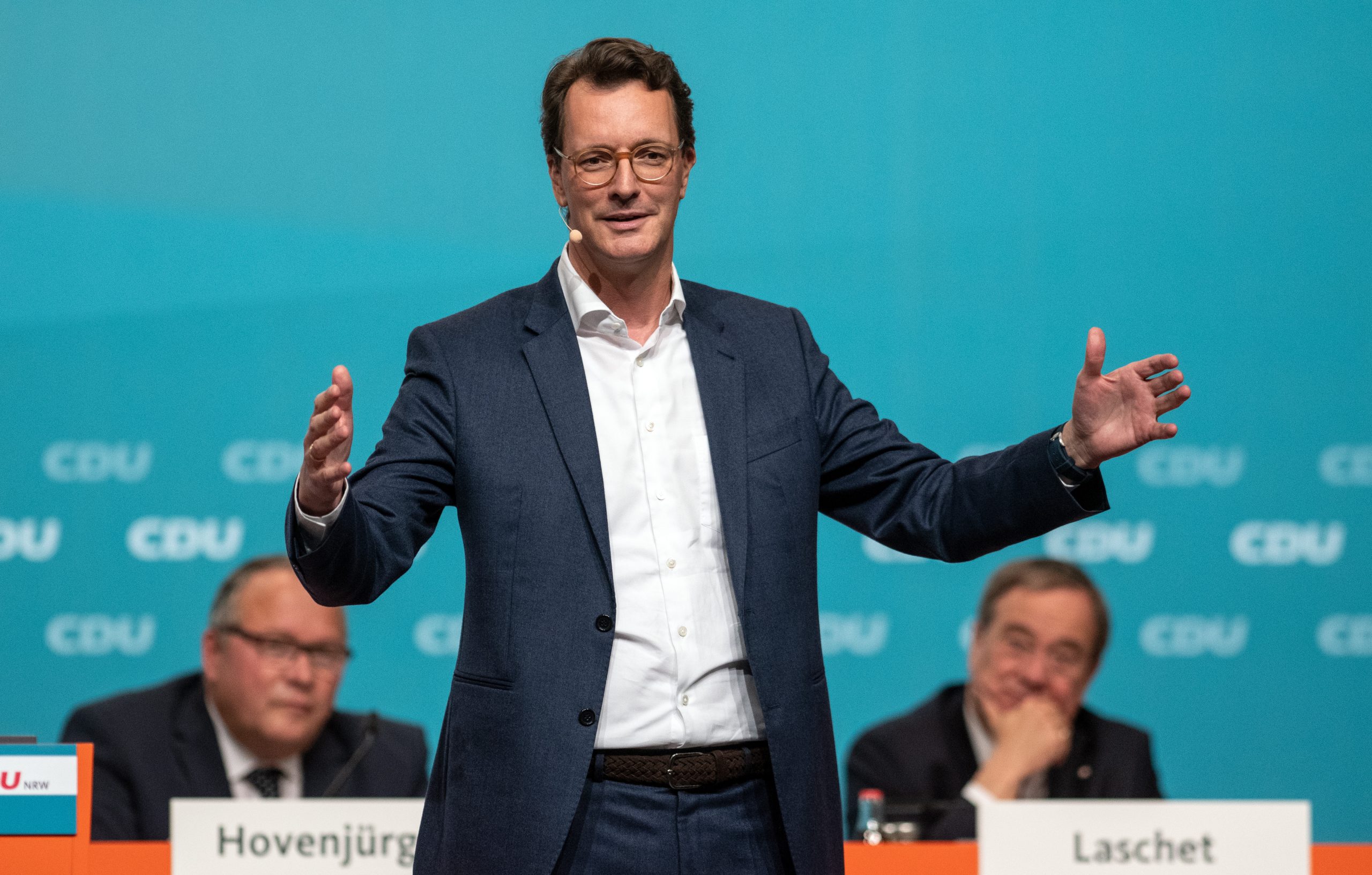 Hendrik Wüst zum neuenCDU-Vorsitzenden in NRW gewählt worden.