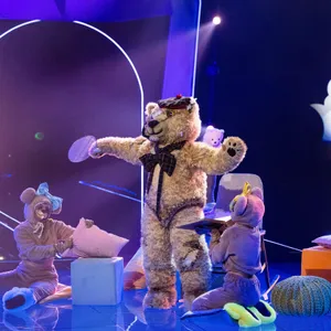Der Teddy auf der Bühne bei „The Masked Singer”