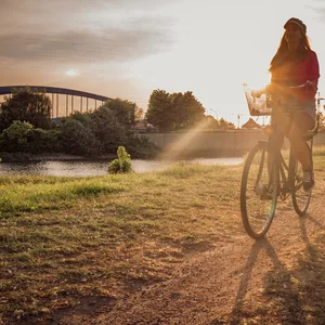 Radfahren in Entenwerder