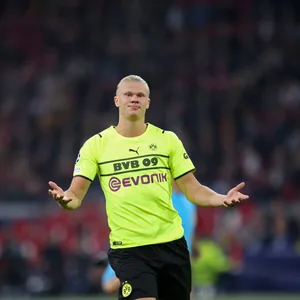 Auch Erling Haaland konnte die Dortmunder Pleite in Amsterdam nicht verhindern.