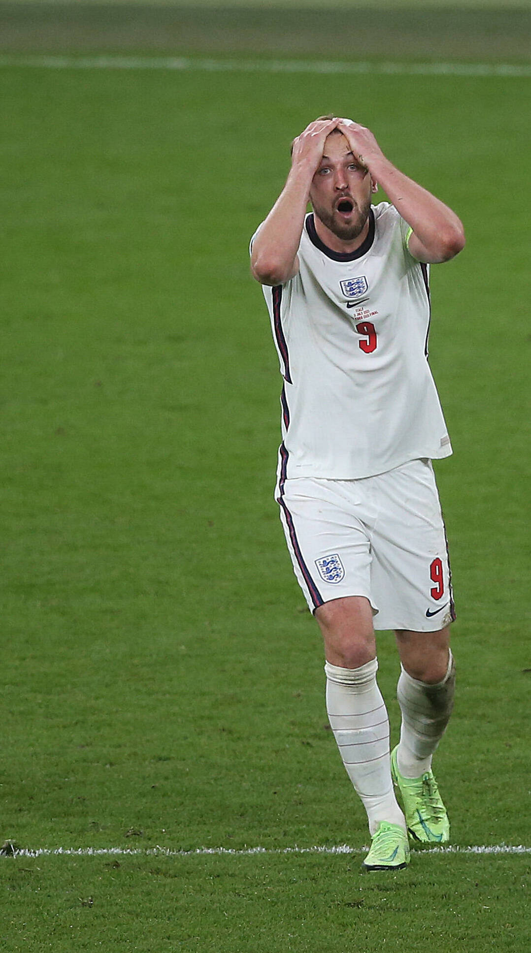 Harry Kane während des EM-Endspiels 2021, das England gegen Italien verlor.