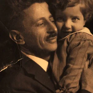 Peggy Parnass und ihr Vater