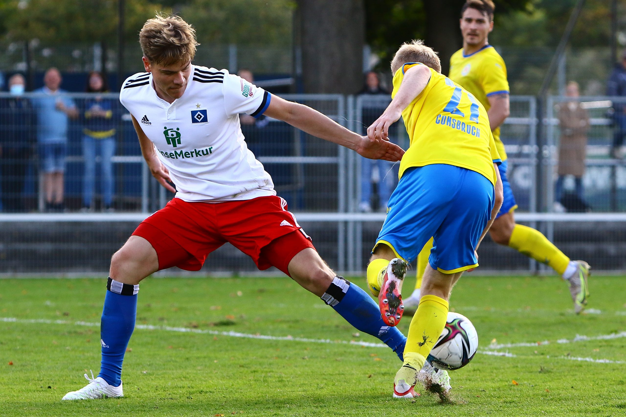 HSV U21-Testspieler Kilian Senkbeil gegen Eintracht Braunschweig