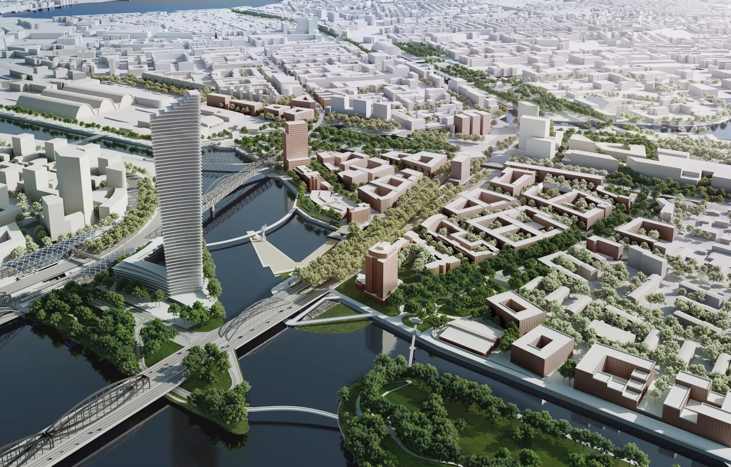 Stadtentwicklung Rothenburgsort Zukunft von oben