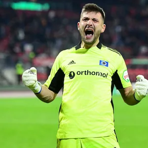Daniel Heuer Fernandes jubelt.