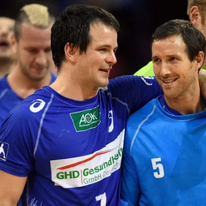 Handball-Trainer Torsten Jansen und Matthias Flohr