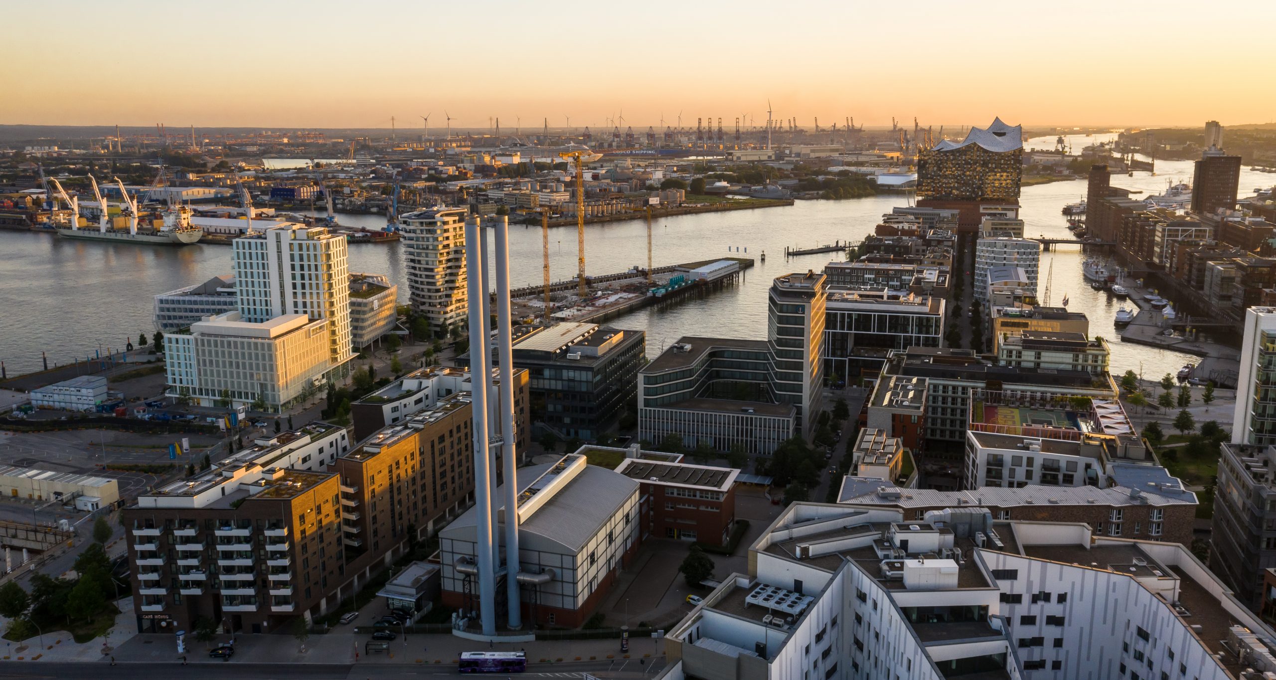 Luftbild Hafencity Hamburg