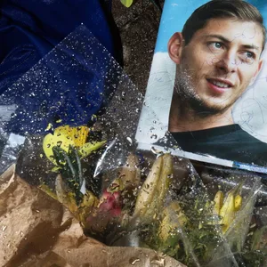 Gedenkstätte für Emiliano Sala