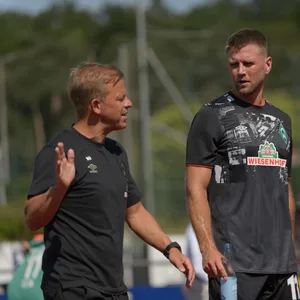 Markus Anfang (l.) und Niclas Füllkrug