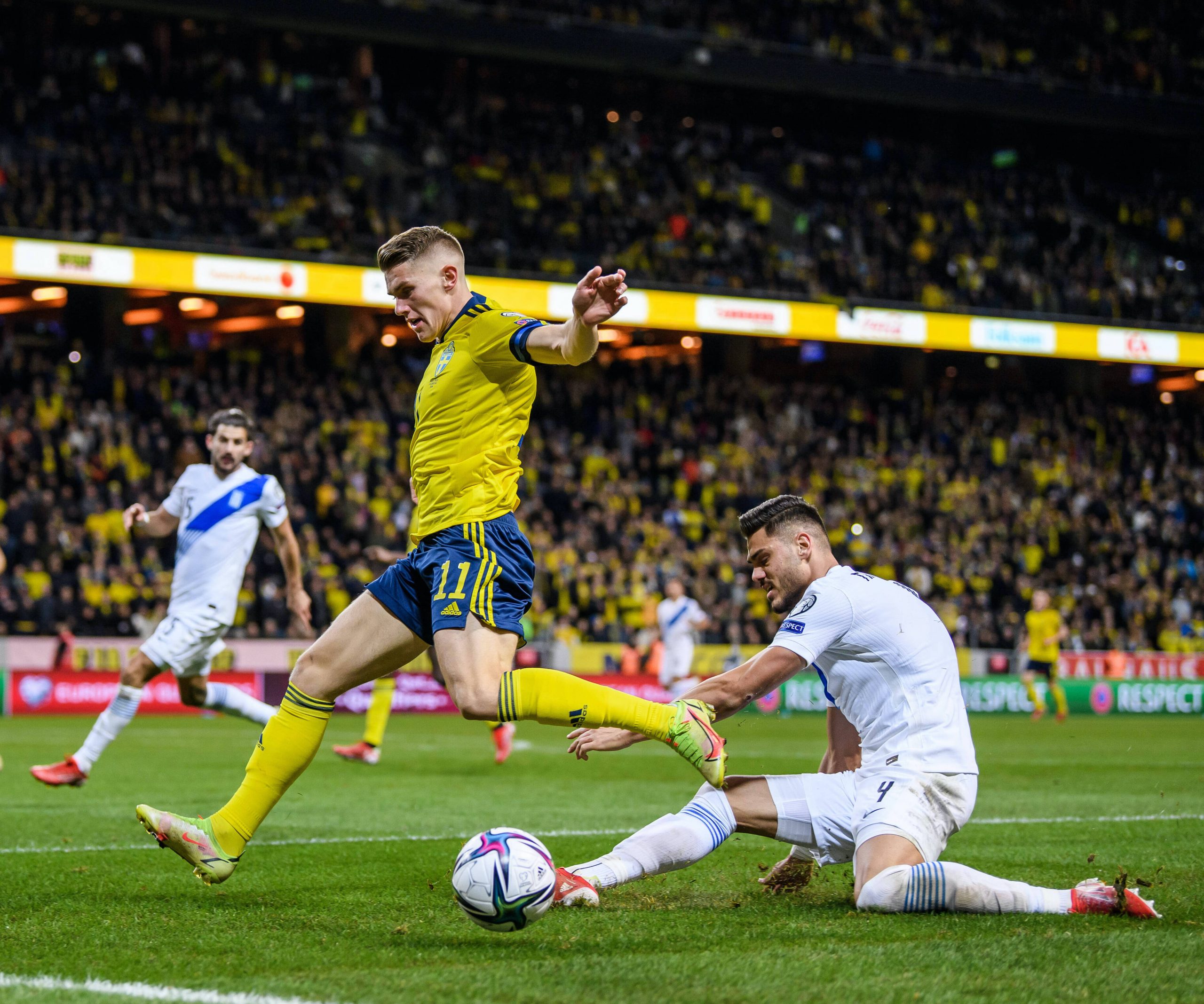 Schwedens Viktor Gyökeres im WM-Qualifikationsspiel gegen Griechenland