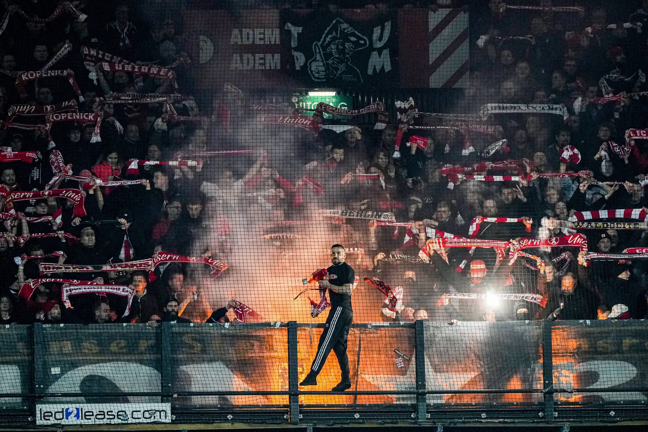 Union Berlin-Fans bei Feyenoord