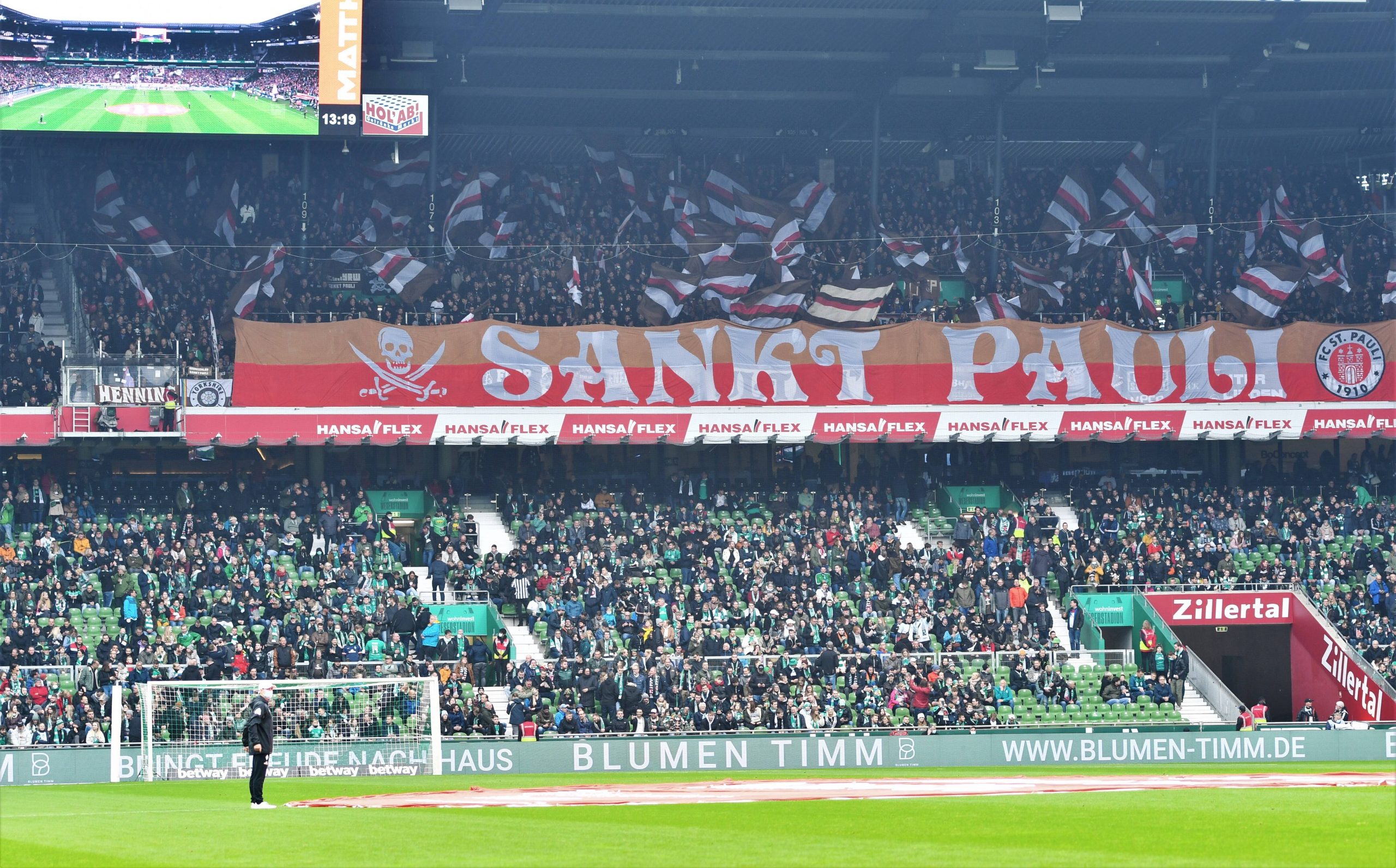 St. Pauli-Fans in Bremen