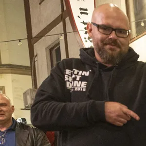 Henrik Moss bei der letzten Taxi-Demo. Die Pandemie hat die Kiez-Akteure enger zusammengeschweißt.