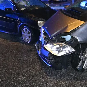 Die an dem Unfall beteiligten Fahrzeuge.