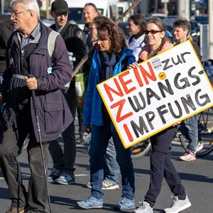 Demo gegen Corona-Maßnahmen