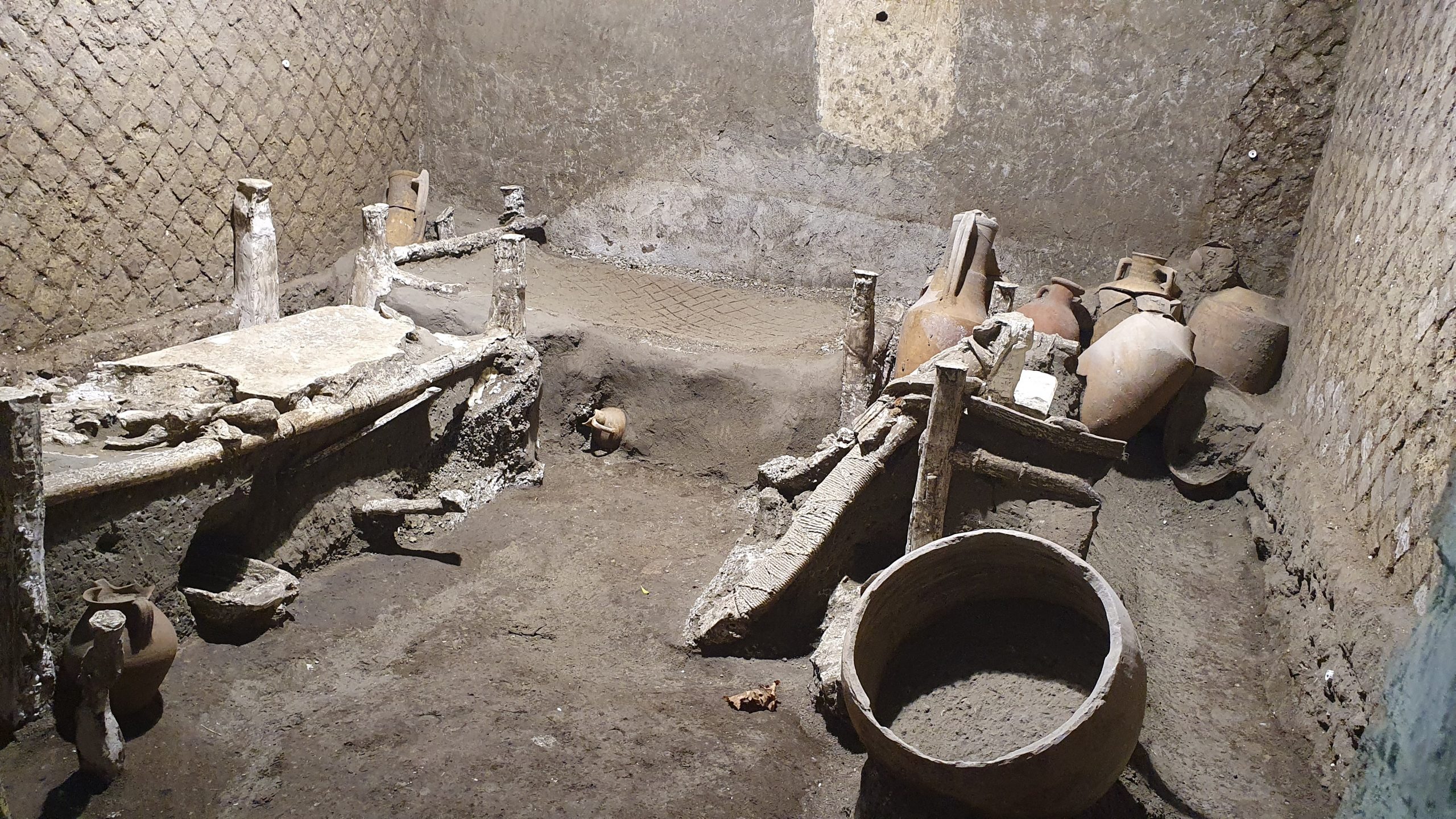 Sklavenzimmer in Pompeji