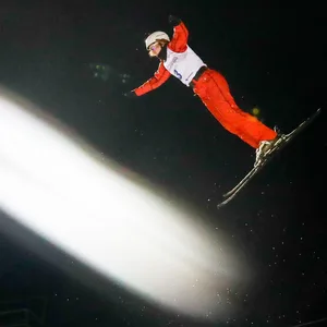 Ski-Freestyle-Weltmeisterin Aliaksandra Ramanouskaya