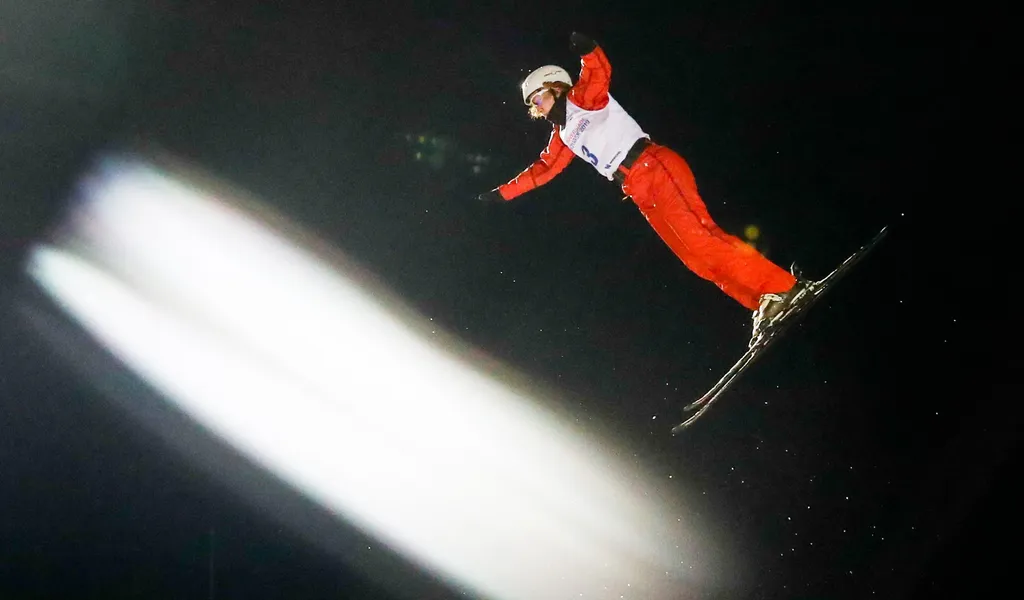 Ski-Freestyle-Weltmeisterin Aliaksandra Ramanouskaya