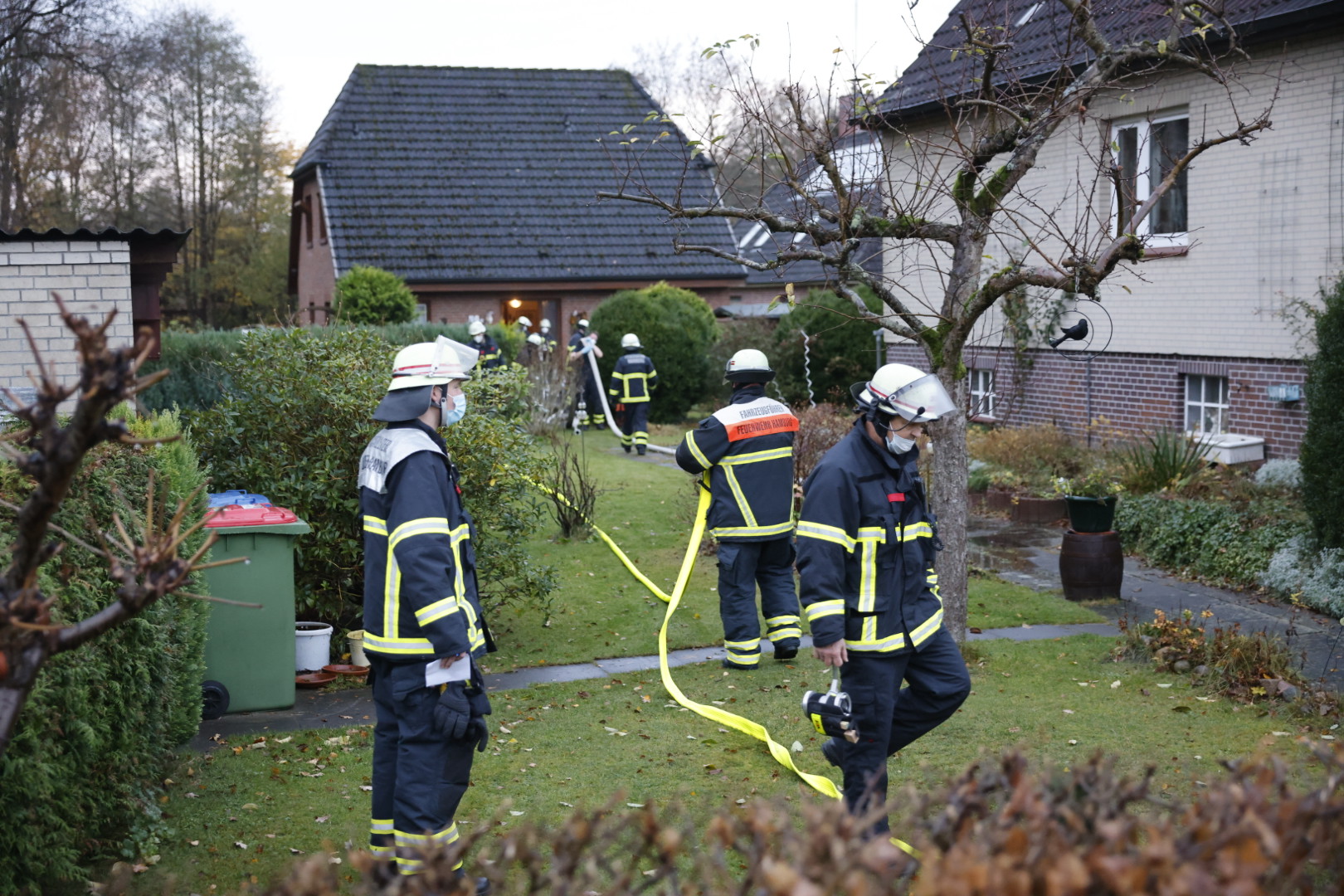 Drei Verletzte bei Brand in Berne