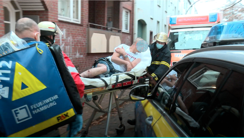 Ein Opfer einer Schießerei in Hamburg-Harburg.